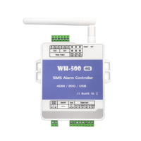 Contrôleur d'alarme SMS 4G WH-500, ouvre-porte, sortie relais, contrôle de sirène, matériau ABS pour portail coulissant et porte de garage