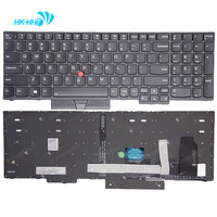 Pièces d'ordinateur portable pour Lenovo ThinkPad T15 Gen 1 Gen 2 P15s Gen 1 Gen 2 Clavier rétroéclairé noir US