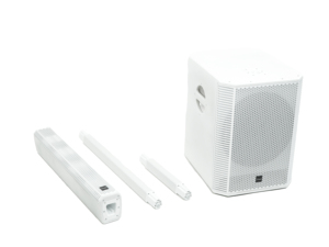 Speaker Kolom Aktif HYANKA S-1503W 15 Inch Putih dengan Amplifier Kelas D 1000W RMS - Product Image 1