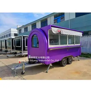 Voedsel Trailer Mobiele Keuken Aangepaste Koken Apparatuur Camper Food Truck/Ijs Machine Fastfood Koffie Kiosk