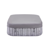 Bain à remous gonflable personnalisé avec massage à bulles, matériau PVC, capacité 2 personnes, design portable, 550L