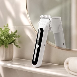 Résultat rapide et propre en quelques minutes, épilation rafraîchissante et douce, épilateur 2 en 1 pour les zones intimes des femmes, gadget de soins personnels - Product Image 1