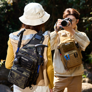 Masawei Tactical Chest Bag <b>20L</b> Nylon Waterproof Hiking Fishing <b>Backpack</b> Men's Outdoor Crossbody Bag - Product Image 1