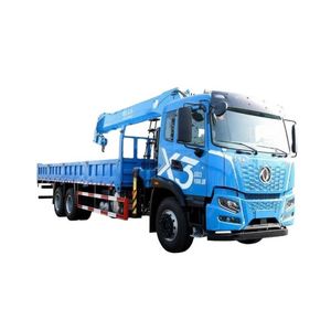 รถบรรทุกติดเครนยกของ Dongfeng X3 ขนาด 6*4 พร้อมเครนบูมตรง 12 ตัน กำลังสูง สตาร์ทเร็ว สำหรับงานวิศวกรรมเทศบาล - Product Image 1