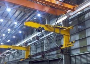 יעילות גבוהה 1 טון 2ton 3ton קיר רכוב מנוף ג 'יב עם מנוף חשמלי למחסן - Product Image 3