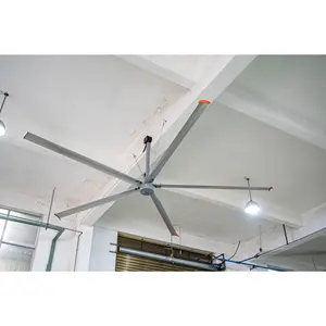 Industrial Fan Ceiling 24ft Big Industrial Ceiling Fan Hvls 6 blades Manufacturer