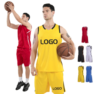 OEM Trống Cộng Với Kích Thước Lưới Mới Nhất Thăng Hoa Bóng Rổ Ngắn Đồng Phục Màu Sắc Màu Xanh Dresses Thiết Kế Tùy Chỉnh Bóng Rổ Jersey Cho Nam Giới - Product Image 2