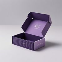 Boîtes en carton ondulé kraft UV personnalisables 2025, emballages en papier écologiques imprimés pour cosmétiques, cadeaux de mariage