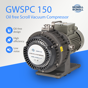 50/60hz 220v/380v/460v gwspc150 שמן תעשייה חינם יבש מדחס מדחס גלילה - Product Image 2