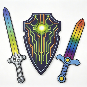 Juego de <span class=keywords><strong>Espada</strong></span> y Escudo de Espuma EVA, Juego de Rol de Caballero, Juguete No Tóxico y Ecológico para Niños, Fiesta de Disfraces - Product Image 5