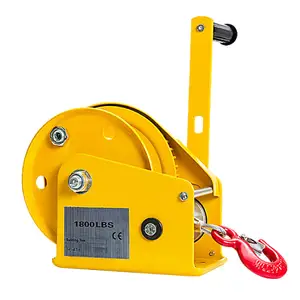 Manual Winches Hand Brake Crank Strap Load Boat Trailer Lifting Manual Hand Winch 1200lb