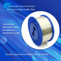 Fibra Óptica Monomodo Desnuda G652D G657A1 G657A2 G655, Fibra Óptica de Color en Bobina de 25.2km, 50.4km, 60km