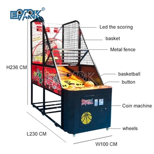 Máy Trò Chơi Arcade Bóng Rổ Đường Phố Chạy Bằng Đồng Xu Bán Chạy Máy Trò Chơi Arcade Bóng Rổ - Product Image 6