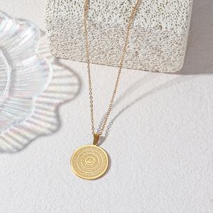 Ramadán arte Dios Alá árabe Corán islámico musulmán Acero inoxidable Eid colgante joyería de moda collares mujeres hombres al por mayor - Product Image 5