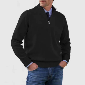 Suéter de Punto con Cierre para Hombre, Talla Grande, Estilo Europeo y Americano, para Otoño e Invierno - Product Image 5