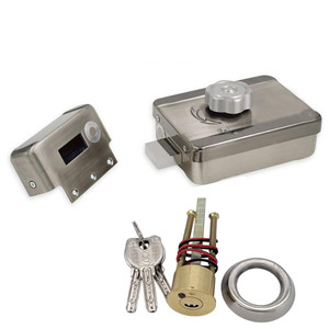 Giá nhà sản xuất cho khóa cửa điện từ thông minh 12V, khóa cửa bằng thép không gỉ, khóa cơ 12V, xi lanh khóa sản phẩm - Product Image 6