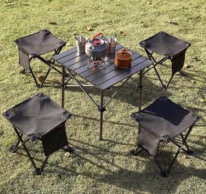 Chaise pliante en fer avec logo personnalisé, légère et portable, pour le camping, la pêche, le jardin - Product Image 3