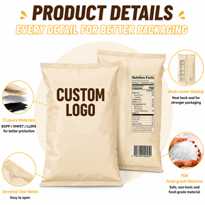 Personnalisation de l'emballage des chips de maïs, sachet en aluminium thermoscellable, sachet en plastique pour chips de maïs croustillantes aux grains entiers - Product Image 4