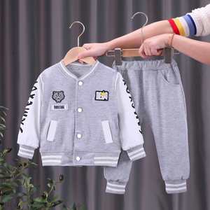 Ensemble pour Garçons Style Européen à Manches Longues Automne, Costume Baseball pour Enfant <span class=keywords><strong>de</strong></span> 3 Ans, Joli Ensemble Deux Pièces - Product Image 2