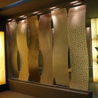 Panneau sandwich en résine acrylique translucide pour la décoration de cloisons et les portes coulissantes pour l'intérieur