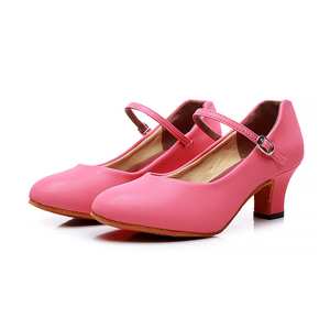 2 Inch Latin Character Shoes for Women Chaussures de danse à <span class=keywords><strong>la</strong></span> cheville Talons dansants pour salle de bal Salsa <span class=keywords><strong>Tango</strong></span> Flamenco - Product Image 4