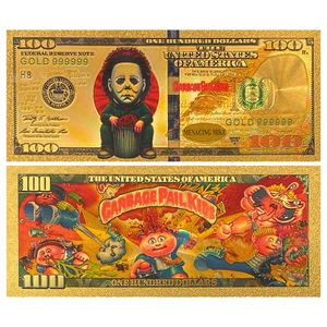 ธนบัตรทองคำ 24K ชุดเต็ม ลายตัวละครภาพยนตร์ ธนบัตรที่ระลึกสำหรับเด็ก ของขวัญเซอร์ไพรส์สนุกๆ สำหรับงานปาร์ตี้ - Product Image 1