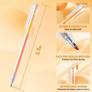 Best Selling 8 Colors 0.5mm Office School Supply Stationery Gel <b>Pens</b> for Office Supply - Product Image 2