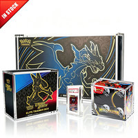 Acryworks Wholesale Étui en acrylique pour ETB Elite Trainer Box, Booster Box et Mega Charizard UPC avec aimants N52