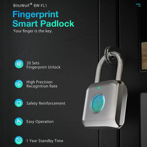 <span class=keywords><strong>China</strong></span>, venta al por mayor, USB para exteriores, huella dactilar con tiempo de uso prolongado, candado de seguridad industrial de acero inoxidable a prueba de agua de Metal - Product Image 2