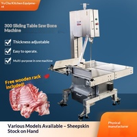 Nouvelle machine à scier les os entièrement automatique, modèle vertical compact, pour bœuf, mouton, porc, poisson congelé, pattes de porc, Chine 5