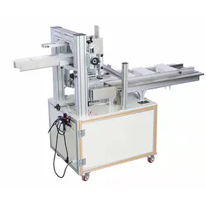 China machine automatic cake box gluing machine/take away food box making machine for sale