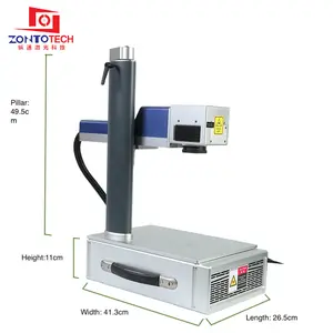 Tragbare Laserdruckmaschine Laser-Logo-Markierungsmaschine Minifaserlaser-Druckmaschine