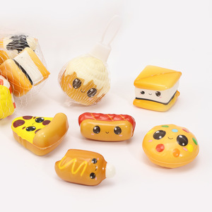 Set de Juguetes Sensoriales de Espuma PU Suave de Levantamiento Lento, con Formas Realistas de Mini Hamburguesa, <span class=keywords><strong>Pizza</strong></span> y Palomitas de Maíz, para Alivio del Estrés y Coleccionistas - Product Image 5