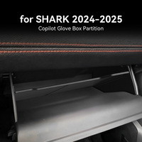 Organisateur de boîte à gants pour BYD Shark 6 2024-2025, séparateur de rangement intérieur, accessoires de voiture