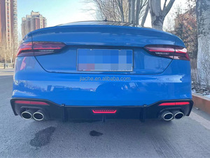 ABS paraurti posteriore diffusore Spoiler per Audi <span class=keywords><strong>A5</strong></span> S5 Sline Sedan <span class=keywords><strong>2017</strong></span> + non Standard non Standard in fibra di carbonio Auto car styling - Product Image 4