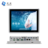 Panel PC Táctil Industrial de 12.1 Pulgadas Sin Ventilador, Intel J6412, 2x RS232/422/485 COM, LAN Gigabit Dual, Wi-Fi 6, Táctil de 10 Puntos, 12V DC