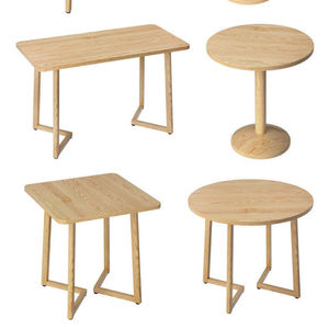 Nordic Style Round <b>Coffee</b> <b>Table</b> Modern Minimalist Reception Desk <b>Small</b> Wooden <b>Table</b> For Milk Tea Shop Adult Use - Product Image 4