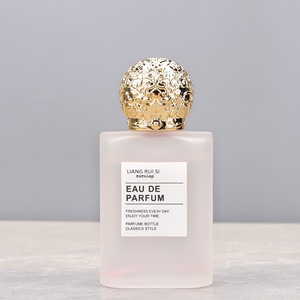 Hot Selling Frosted Glass Perfume <b>Bottles</b> 30ml 50ml Empty Spray Refillable Cosmetic Containers Factory Direct Portable Design - Product Image 4