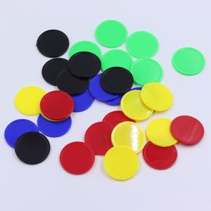 Jetons de Mahjong en plastique PS avec logo personnalisé, divers matériaux (argile, céramique, aimant PS), jetons de poker sans valeur nominale - Product Image 1