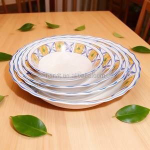 Vajillas Clásicas Ecológicas HARVIT Económicas, <span class=keywords><strong>Tazones</strong></span> de Porcelana/Cerámica con Borde Dorado para Ensalada y Sopa, para Fiestas - Product Image 4