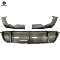 Difusor trasero de estilo MP de fibra de carbono, divisor de labios de parachoques trasero automático para BMW X6 G06 2019 + Kit de cuerpo de labio trasero de repuesto