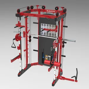 Ticari spor salonu ekipmanı spor ekipmanları vücut geliştirme çok fonksiyonlu traine Smith makinesi ev spor satılık çin'de yapılan