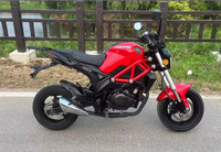 YINGANG 150 150cc Moto Mini Rétro Monocylindre Refroidie par Air ABS Idéale pour les Trajets Urbains et les Loisirs