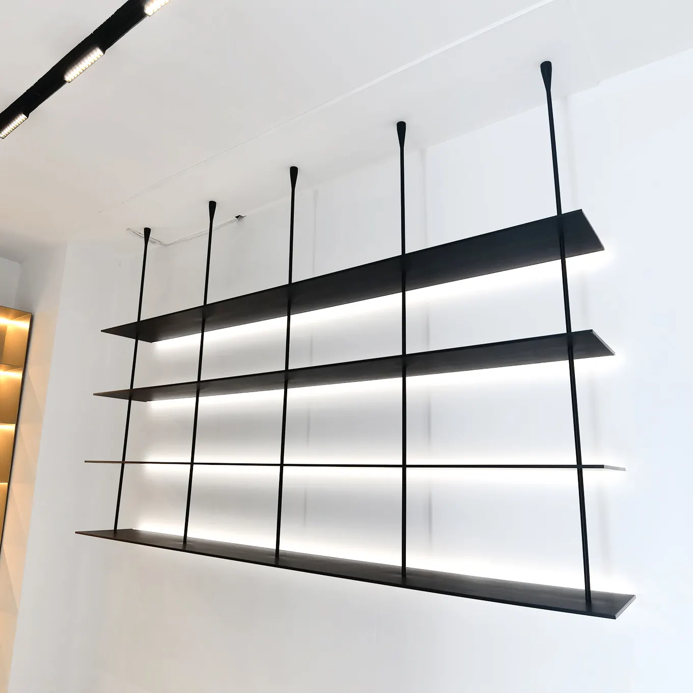 Dstpel Nieuwe Woonkamer Aluminium Wandmontage Opknoping Led Opslag Planken