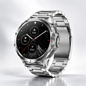 Reloj Inteligente K77 con Llamadas Bluetooth, Resistente al Agua 3ATM, Monitor <span class=keywords><strong>de</strong></span> Ritmo Cardíaco, Reloj Inteligente Multideportivo <span class=keywords><strong>para</strong></span> Hombres y Mujeres - Product Image 1