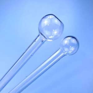 Tabung Bohlam Kuarsa 6mm 9mm 12mm BELSORP-Max Min BET Tabung Uji Pipa Kaca Kuarsa Corong Tabung Uji Bet - Product Image 1