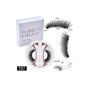 <span class=keywords><strong>Cils</strong></span> magnétiques 3D en vison coréen de qualité supérieure, <span class=keywords><strong>sans</strong></span> <span class=keywords><strong>colle</strong></span>, pour emballage personnalisé - Product Image 2