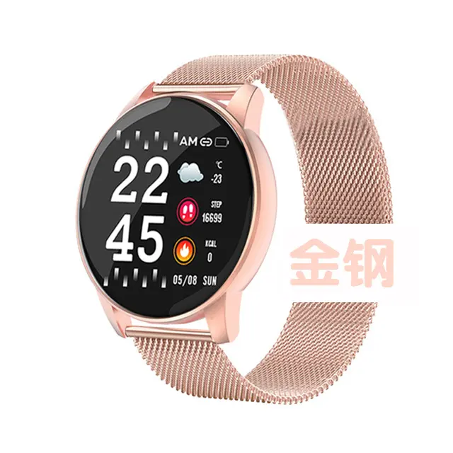 Smart Watch Steel Strap Smart Watch With GPS Mobile Phone BT Calling Music 24h Heart Rate Checker Best Gift For Woman