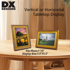 DX Designs Wholesale Cheap Gold Carved Plastic <strong>Photo</strong> <strong>Frame</strong> - 4x6 5x7 8x10 Inch <strong>A5</strong> A4 A3 Elegant PS Picture <strong>Frame</strong> for Home &amp; Wall - Product Image 5