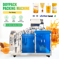 Machines d'emballage automatiques Doypack à haut rendement pour le miel, la mayonnaise, la pâte, et machines de remplissage et de scellage de sachets irréguliers